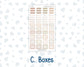 Kit 0301 - Laurel Denise The Anne Planner Small - Weekly Kit - November - Sunday Comfort