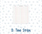 Kit 0308 - Laurel Denise The Anne Planner Small - Weekly Kit - December - Knit & Holly