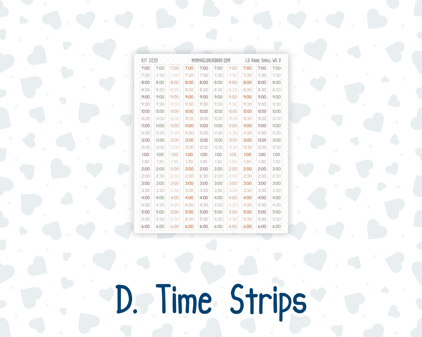 Kit 0293 - Laurel Denise The Anne Planner Small - Weekly Kit - September - Fleur de Provence