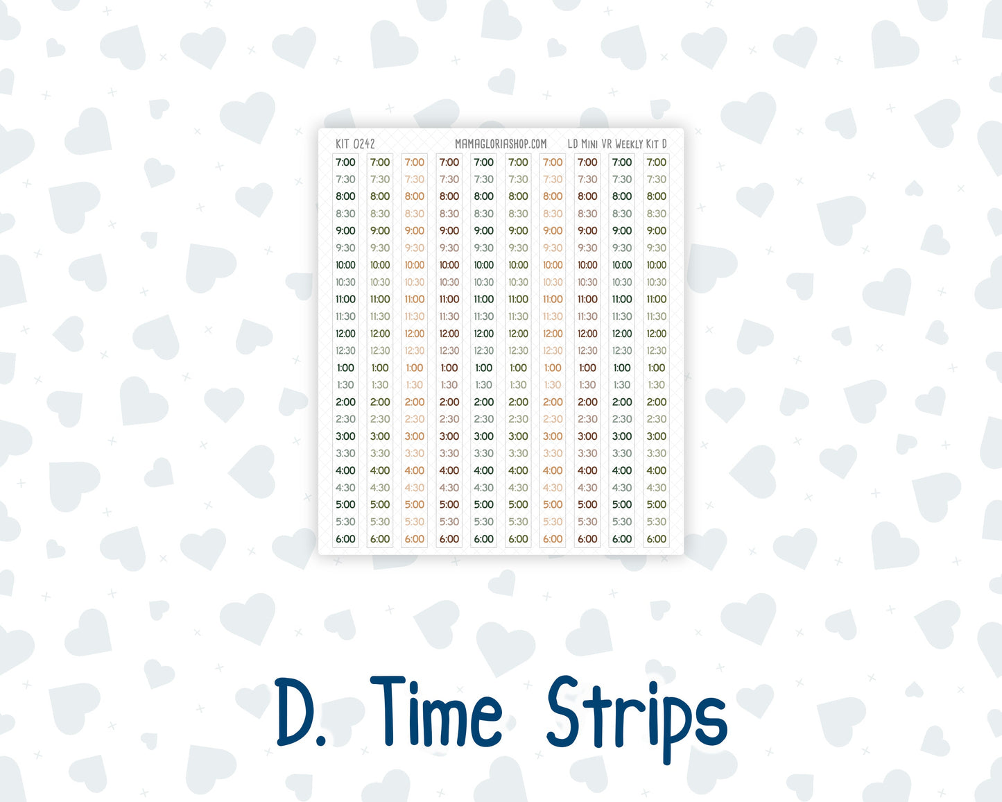Kit 0242 - Laurel Denise Mini - Vertical - Weekly Kit - November - Cottage Autumn