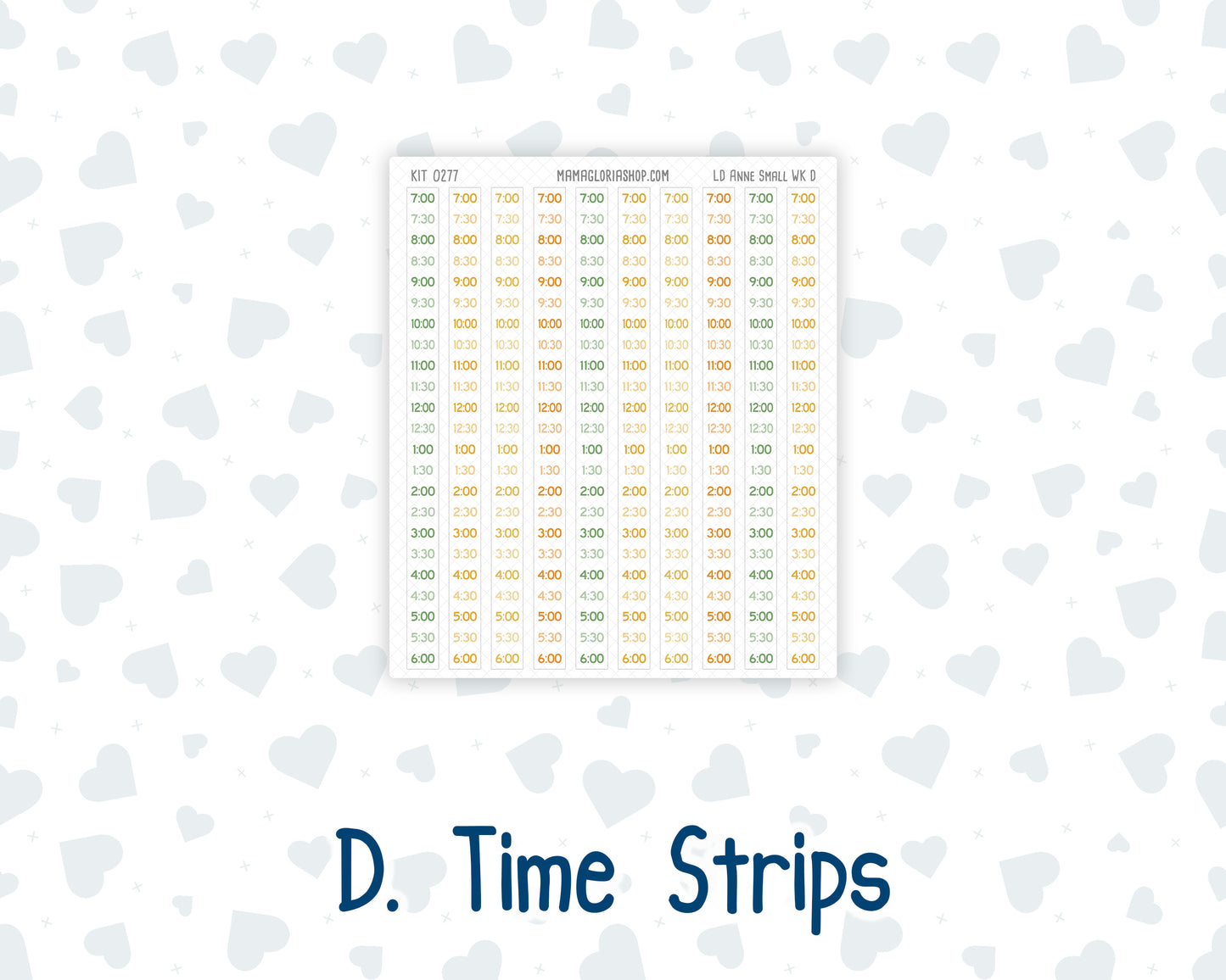 Kit 0277 - Laurel Denise The Anne Planner Small - Weekly Kit - August - Sunflower Drama Club