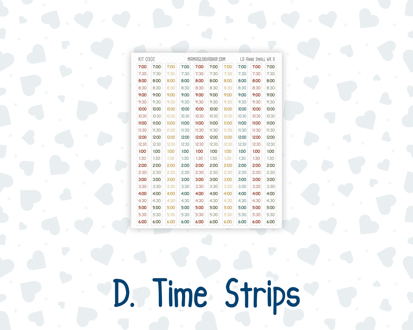 Kit 0302 - Laurel Denise The Anne Planner Small - Weekly Kit - November - Thankful Season