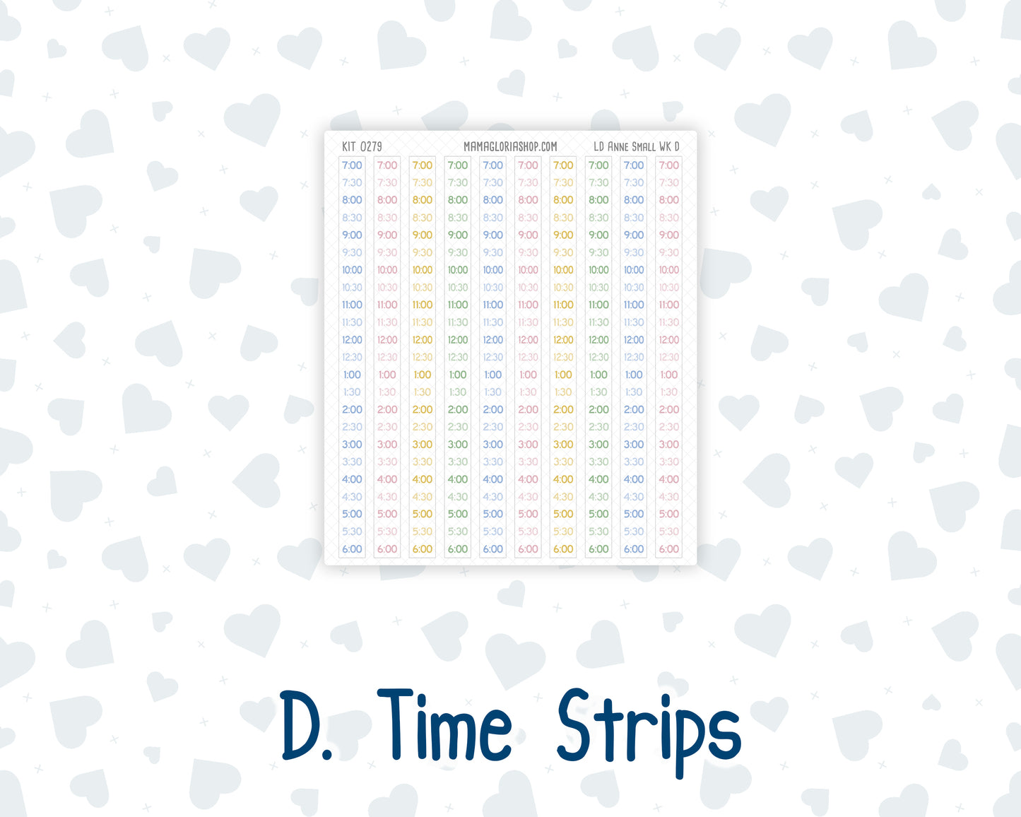 Kit 0279 - Laurel Denise The Anne Planner Small - Weekly Kit - August - Not Ready For School