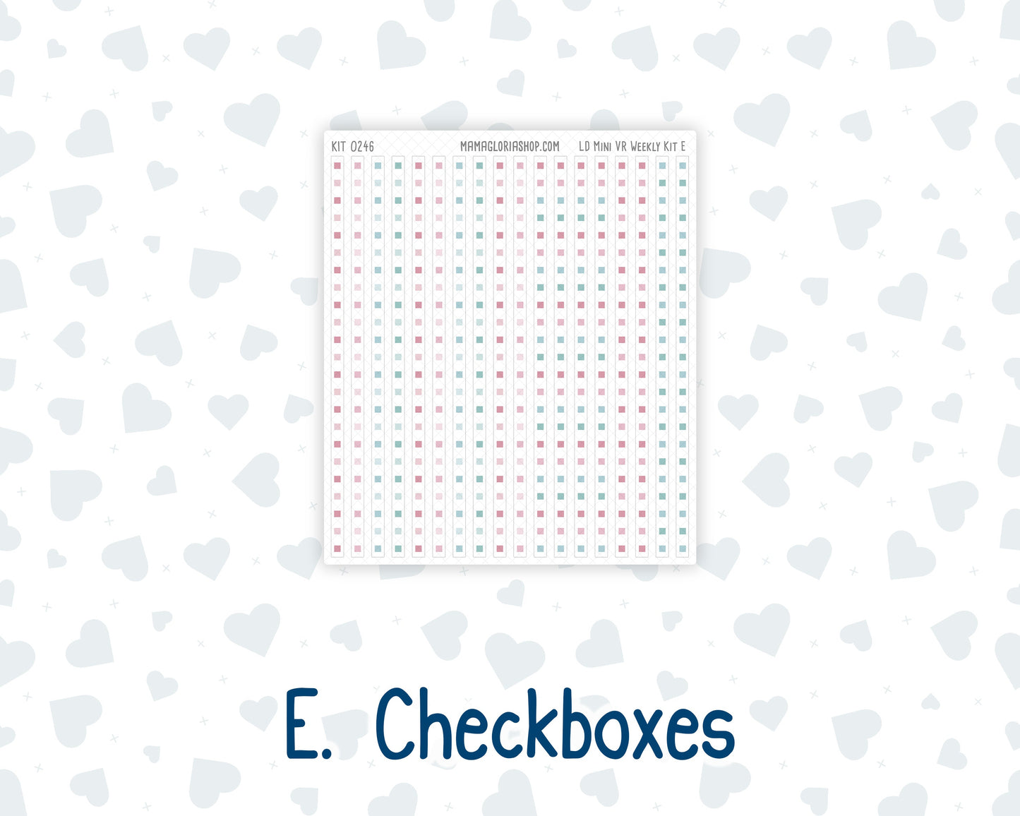 Kit 0246 - Laurel Denise Mini - Vertical - Weekly Kit - December - Gingerbread Sweets