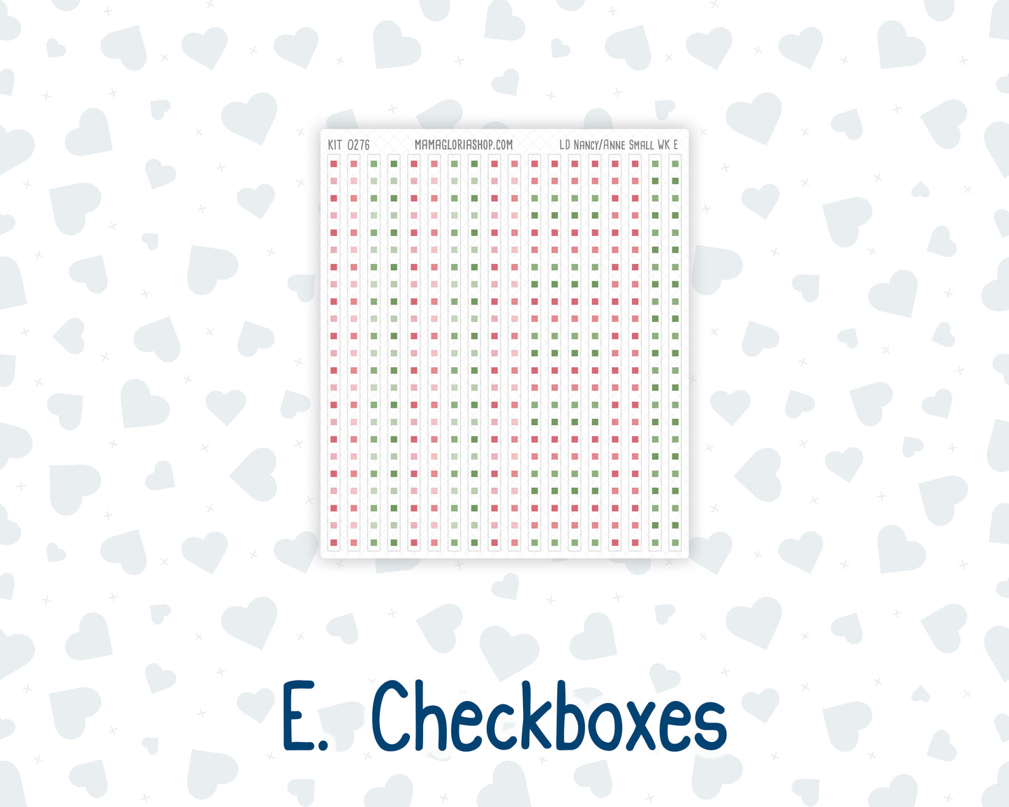 Kit 0276 - Laurel Denise The Anne Planner Small - Weekly Kit - July - Melon Crush