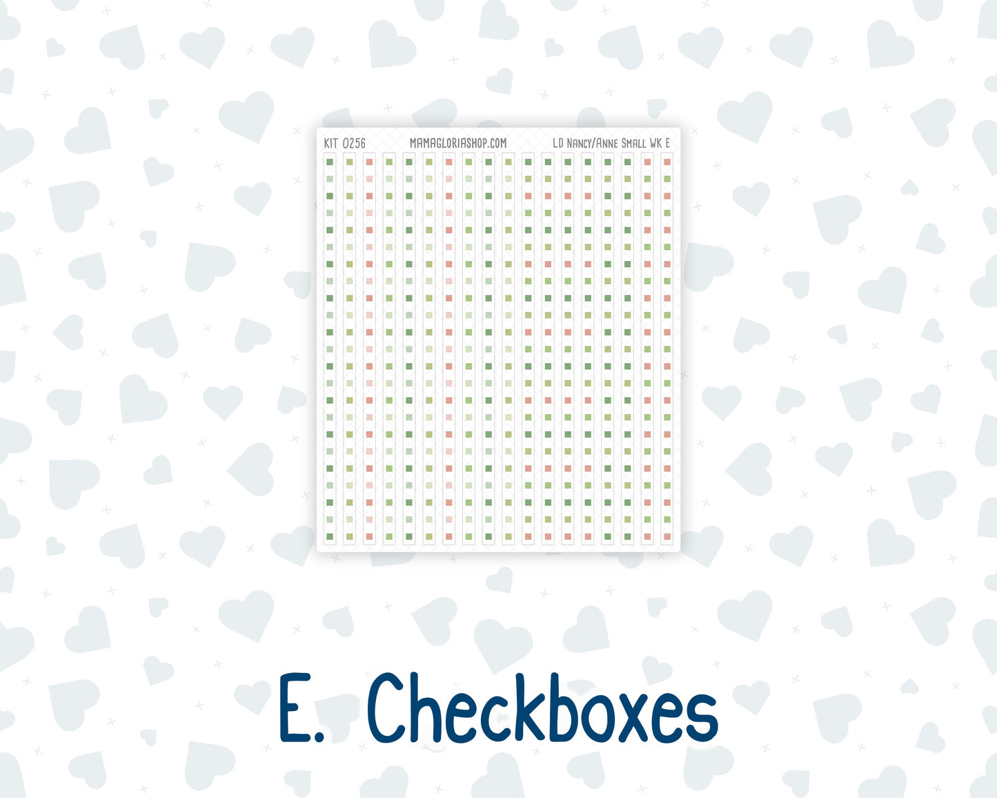 Kit 0256 - Laurel Denise The Anne Planner Small - Weekly Kit - March - Froggy Luck