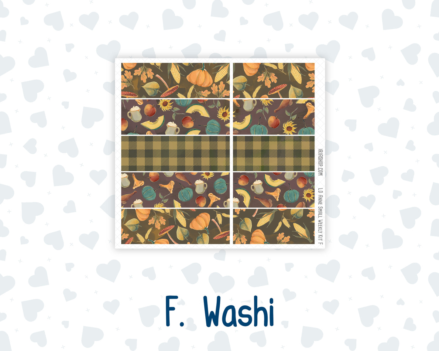 Kit 0302 - Laurel Denise The Anne Planner Small - Weekly Kit - November - Thankful Season