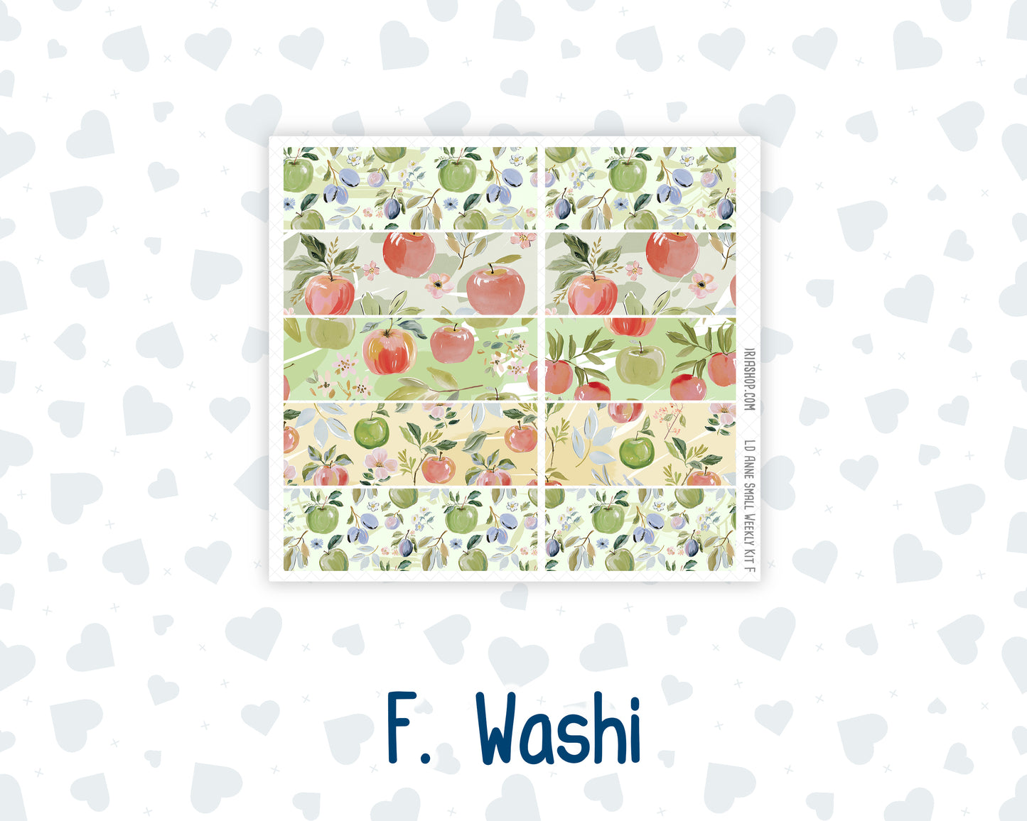 Kit 0295 - Laurel Denise The Anne Planner Small - Weekly Kit - September - Apple Harvest