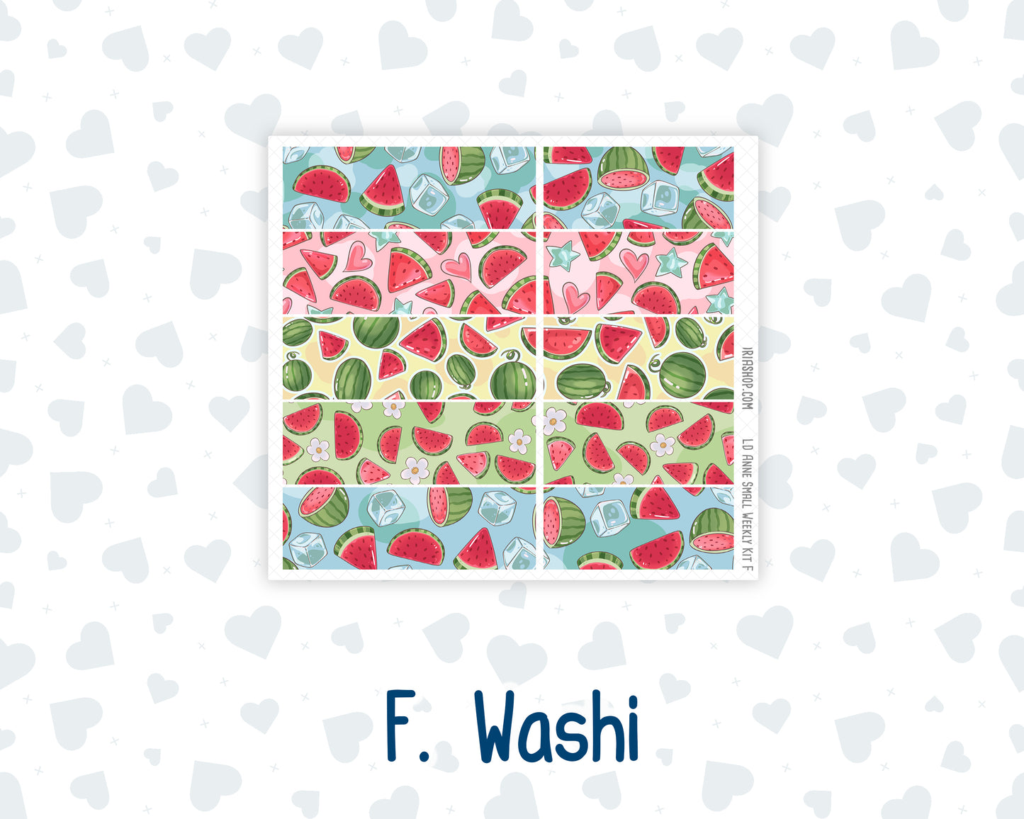 Kit 0276 - Laurel Denise The Anne Planner Small - Weekly Kit - July - Melon Crush