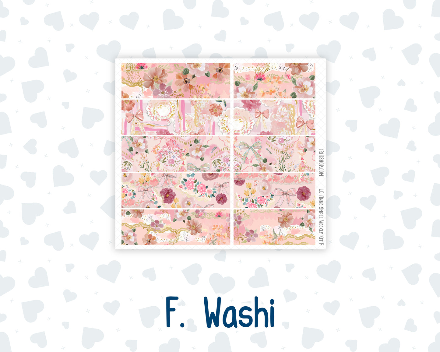 Kit 0294 - Laurel Denise The Anne Planner Small - Weekly Kit - September - Rosy Reveria