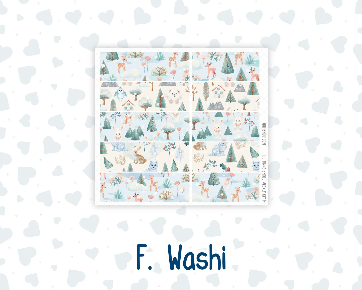 Kit 0251 - Laurel Denise The Anne Planner Small - Weekly Kit - January - Pine & Paws