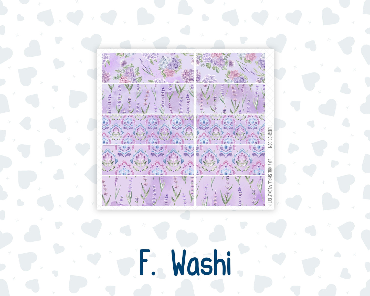 Kit 0263 - Laurel Denise The Anne Planner Small - Weekly Kit - April - Lavender Drift