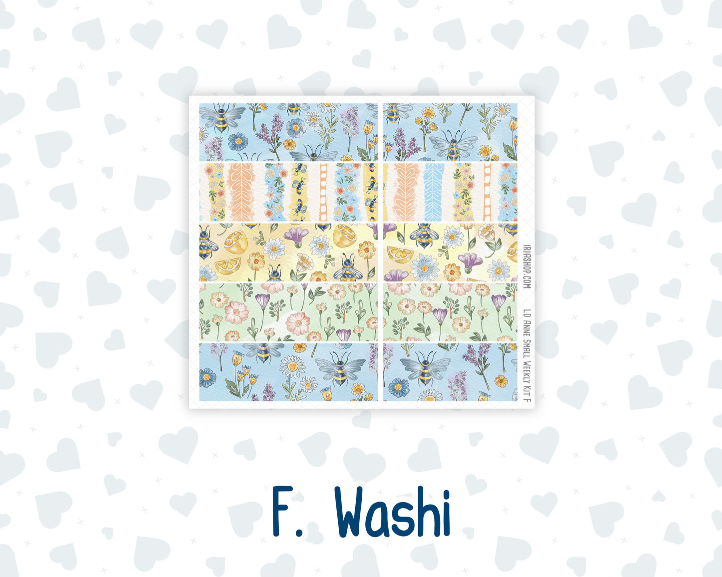Kit 0265 - Laurel Denise The Anne Planner Small - Weekly Kit - May - Honeybee Sky