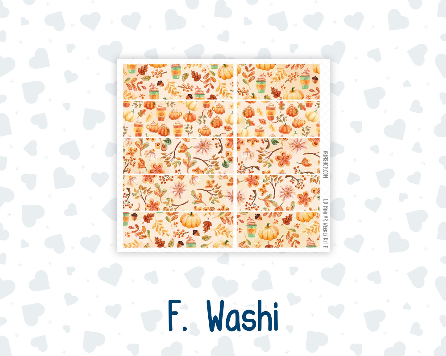 Kit 0241 - Laurel Denise Mini - Vertical - Weekly Kit - November - Pumpkin Latte