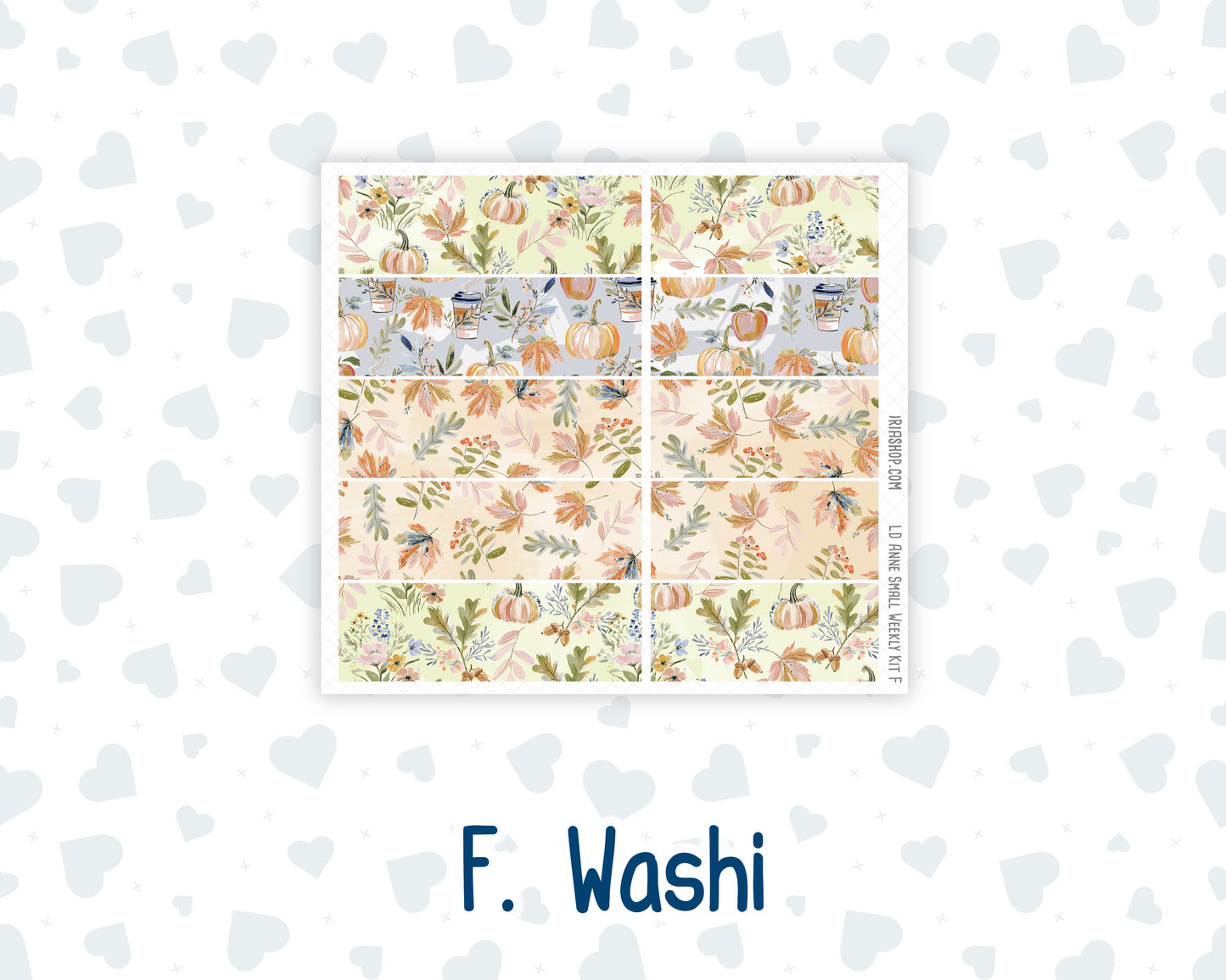 Kit 0300 - Laurel Denise The Anne Planner Small - Weekly Kit - October - Autumn Stroll