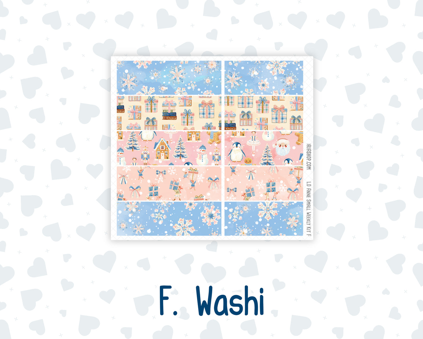 Kit 0305 - Laurel Denise The Anne Planner Small - Weekly Kit - December - Sugarplum Parade