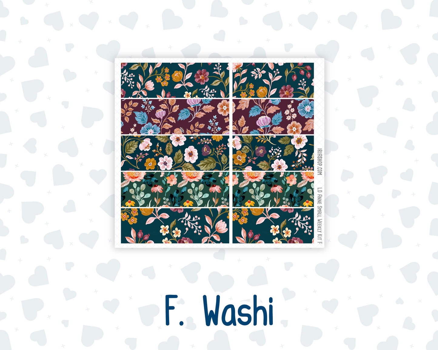 Kit 0304 - Laurel Denise The Anne Planner Small - Weekly Kit - November - Autumn In Bloom