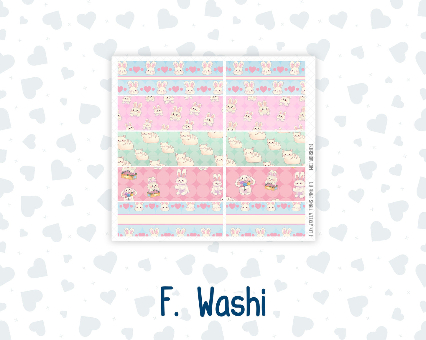 Kit 0262 - Laurel Denise The Anne Planner Small - Weekly Kit - April - Spring Puffs