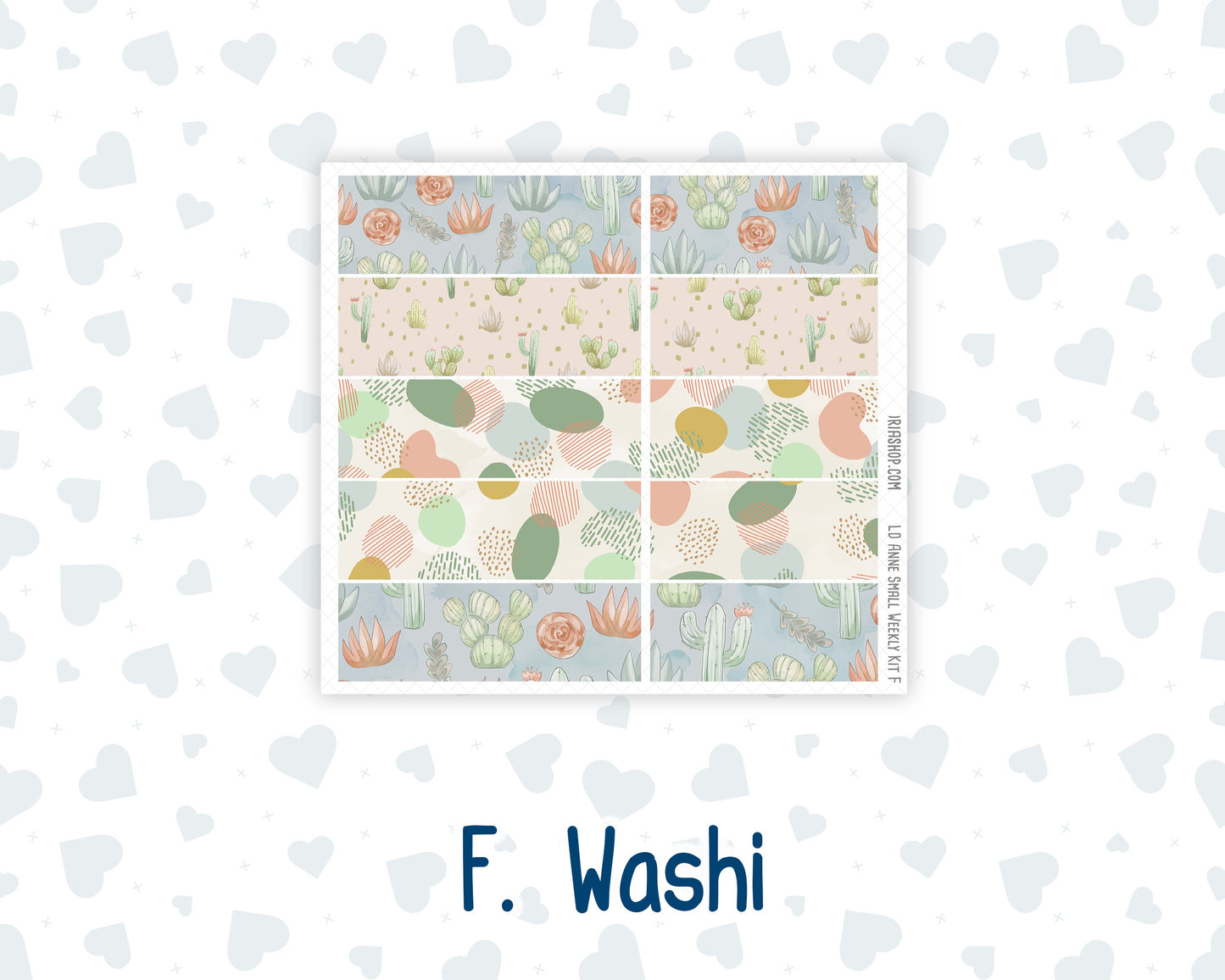 Kit 0261 - Laurel Denise The Anne Planner Small - Weekly Kit - April - Llama Spring