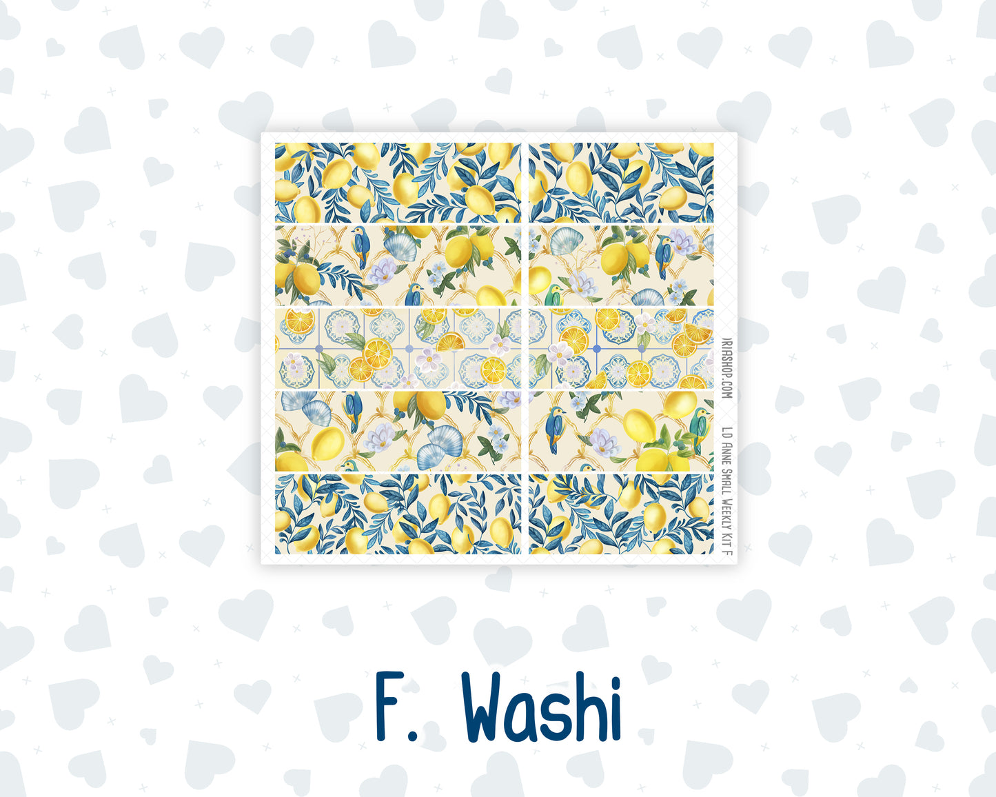 Kit 0274 - Laurel Denise The Anne Planner Small - Weekly Kit - July - Sunny Lemon Shore