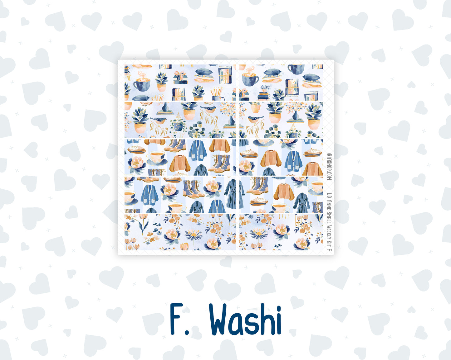 Kit 0299 - Laurel Denise The Anne Planner Small - Weekly Kit - October - Book Nook