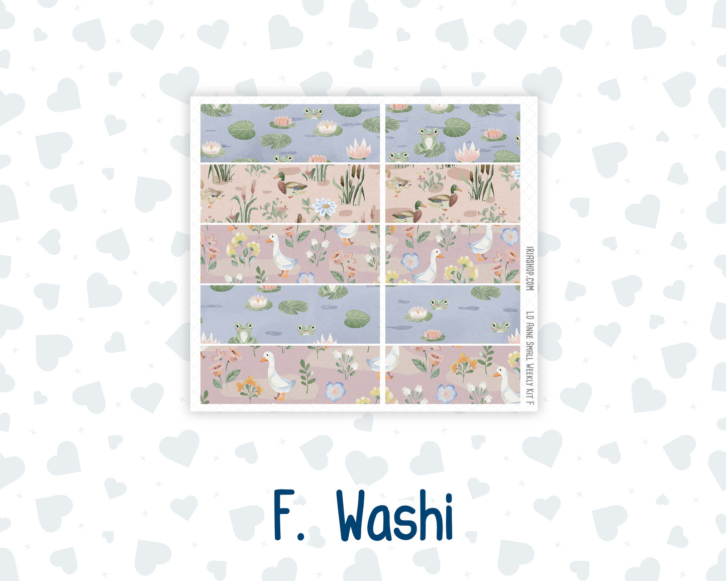 Kit 0266 - Laurel Denise The Anne Planner Small - Weekly Kit - May - Froggy Lake Picnic