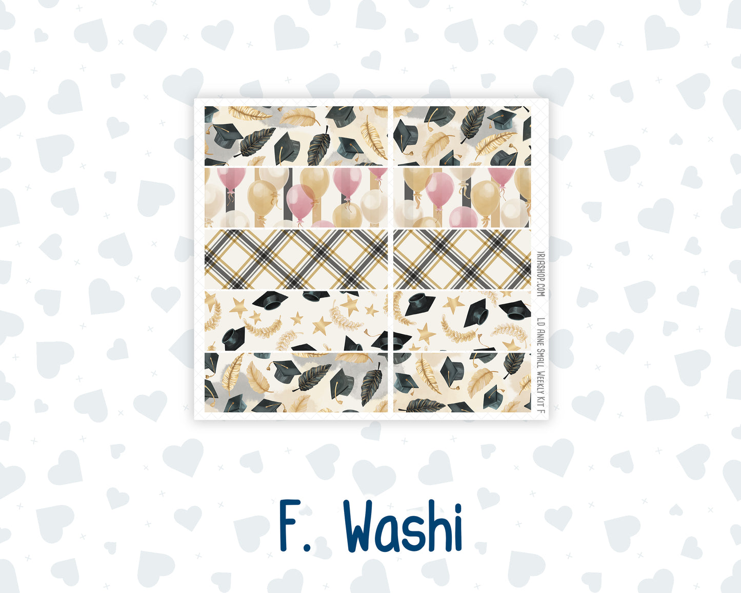 Kit 0272 - Laurel Denise The Anne Planner Small - Weekly Kit - May - Graduation