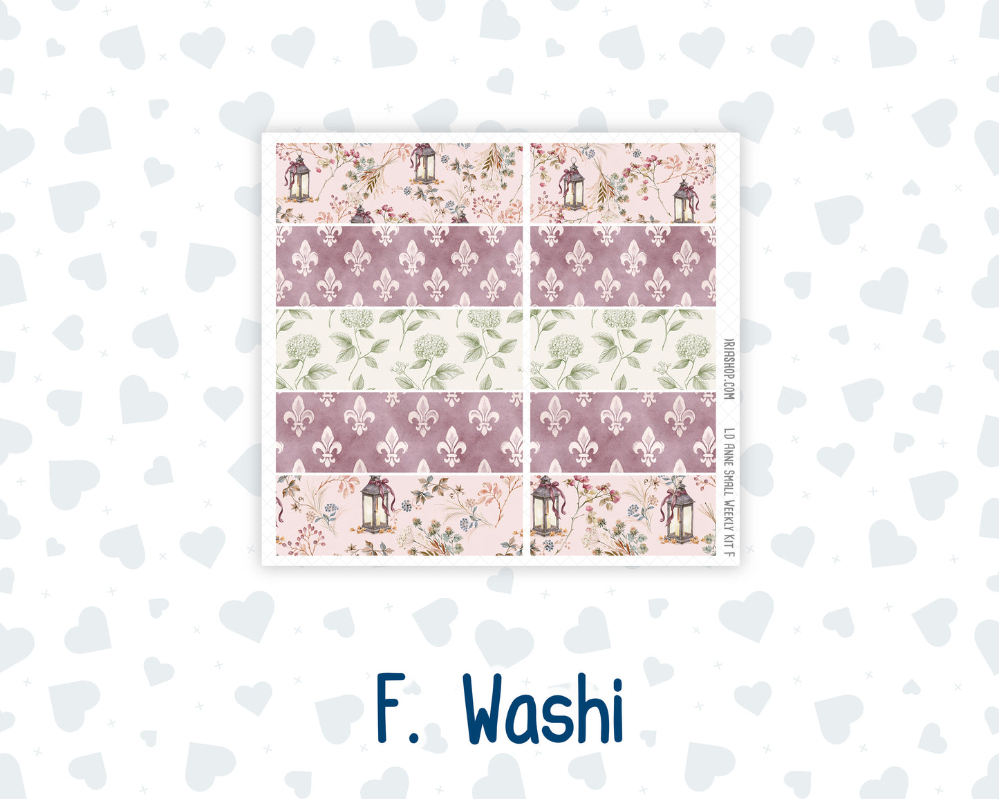 Kit 0293 - Laurel Denise The Anne Planner Small - Weekly Kit - September - Fleur de Provence