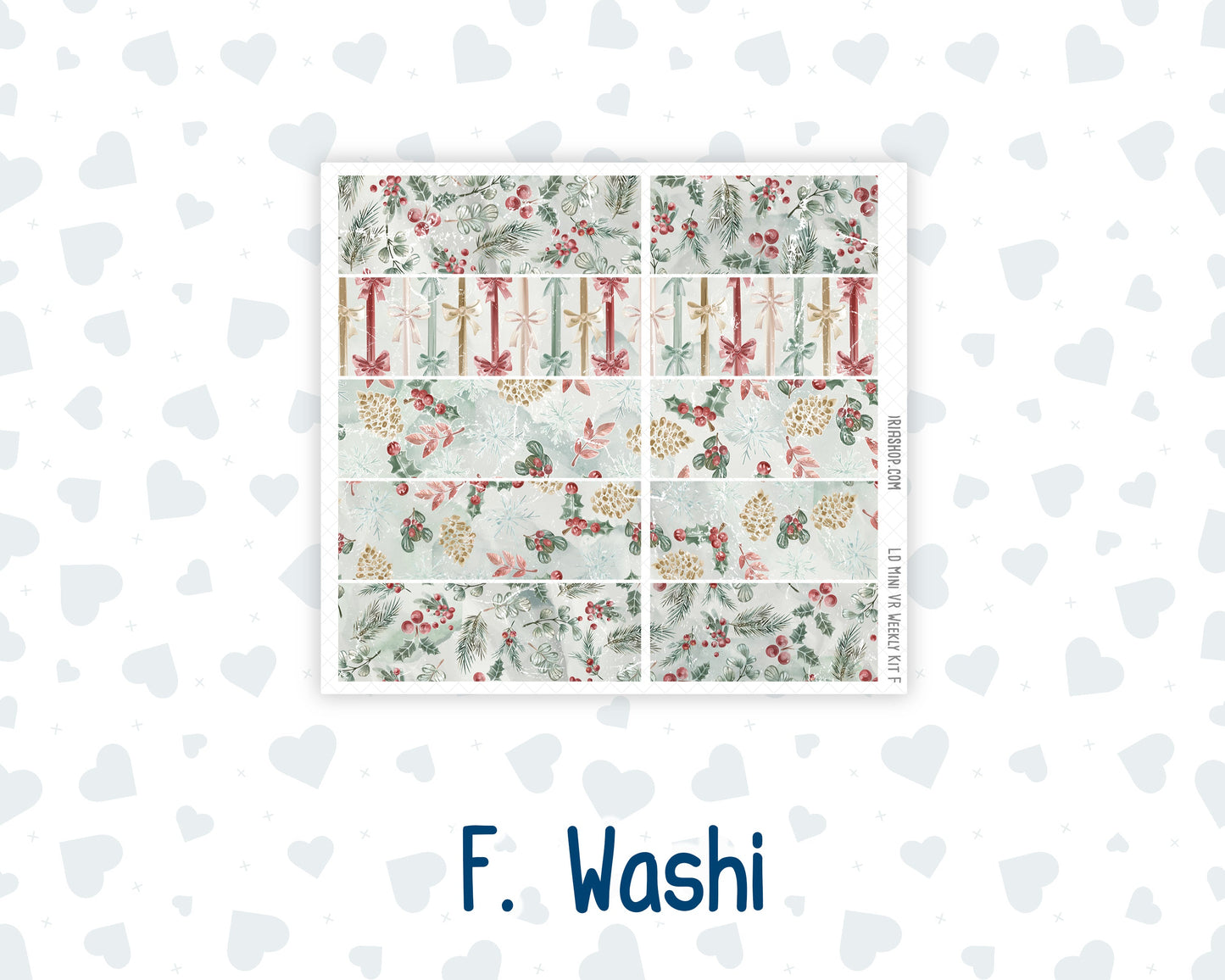 Kit 0245 - Laurel Denise Mini - Vertical - Weekly Kit - December - Vintage Christmas