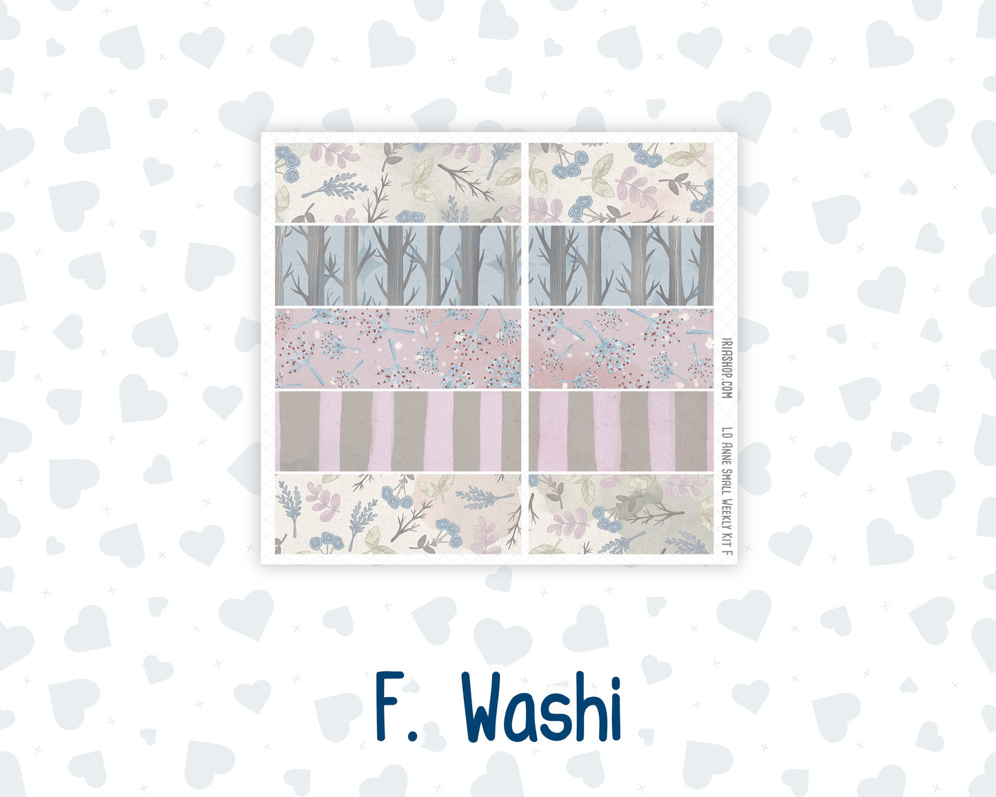 Kit 0250 - Laurel Denise The Anne Planner Small - Weekly Kit - Quiet January