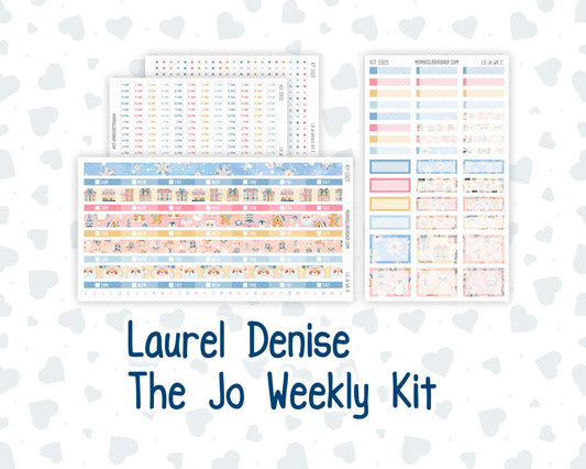 Kit 0305 - Laurel Denise The Jo Planner - Weekly Kit - December - Sugarplum Parade