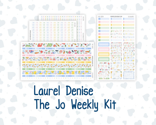 Kit 0279 - Laurel Denise The Jo Planner - Weekly Kit - August - Not Ready For School
