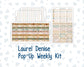 Kit 0243 - Laurel Denise Pop-Up - Weekly Kit - November - Boho Autumn