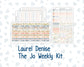 Kit 0300 - Laurel Denise The Jo Planner - Weekly Kit - October - Autumn Stroll