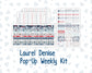 Kit 0198 - Laurel Denise Pop-Up - Weekly Kit - December - Holiday Village