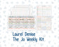 Kit 0266 - Laurel Denise The Jo Planner - Weekly Kit - May - Froggy Lake Picnic