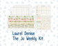 Kit 0295 - Laurel Denise The Jo Planner - Weekly Kit - September - Apple Harvest