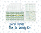 Kit 0264 - Laurel Denise The Jo Planner - Weekly Kit - May - Spring Walk
