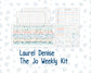 Kit 0251 - Laurel Denise The Jo Planner - Weekly Kit - January - Pine & Paws