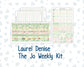 Kit 0256 - Laurel Denise The Jo Planner - Weekly Kit - March - Froggy Luck