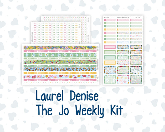 Kit 0267 - Laurel Denise The Jo Planner - Weekly Kit - May - Flowers For Mama