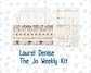 Kit 0272 - Laurel Denise The Jo Planner - Weekly Kit - May - Graduation
