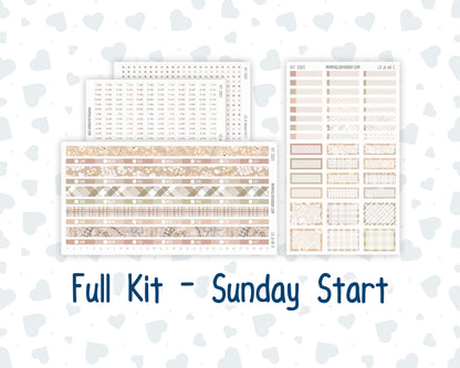 Kit 0301 - Laurel Denise The Jo Planner - Weekly Kit - November - Sunday Comfort