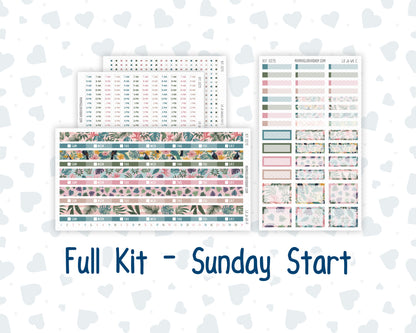 Kit 0275 - Laurel Denise The Jo Planner - Weekly Kit - July - Tropical Safari Blush