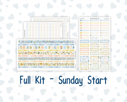 Kit 0265 - Laurel Denise The Jo Planner - Weekly Kit - May - Honeybee Sky
