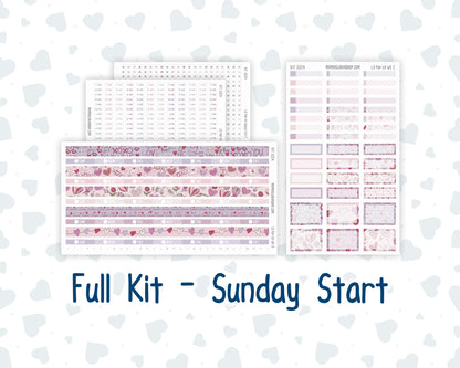 Kit 0204 - Laurel Denise Pop-Up - Weekly Kit - February - Valentines Garden