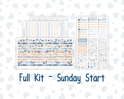 Kit 0299 - Laurel Denise The Jo Planner - Weekly Kit - October - Book Nook