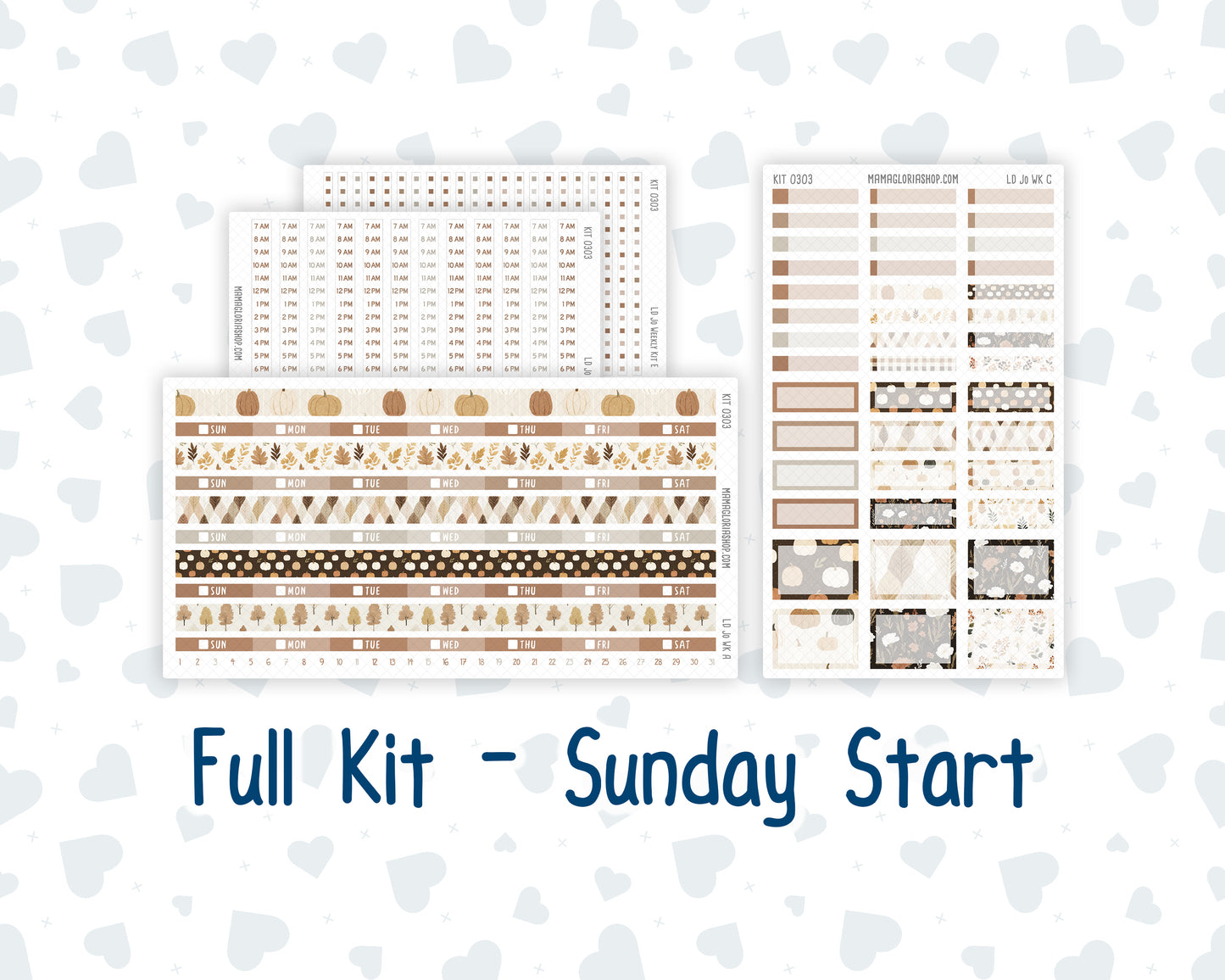 Kit 0303 - Laurel Denise The Jo Planner - Weekly Kit - November - Into The Woods