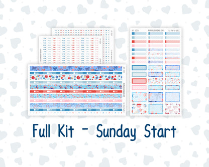 Kit 0224 - Laurel Denise Pop-Up - Weekly Kit - July - Patriotic Parade