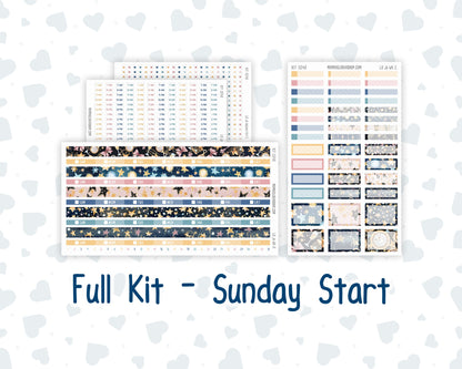 Kit 0248 - Laurel Denise The Jo Planner - Weekly Kit - January - Midnight Countdown
